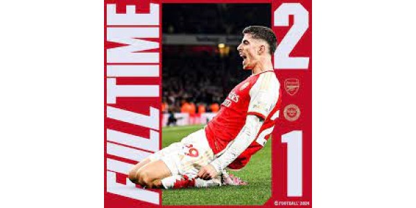 Arsenal staat bovenaan de ranglijst van de Premier League